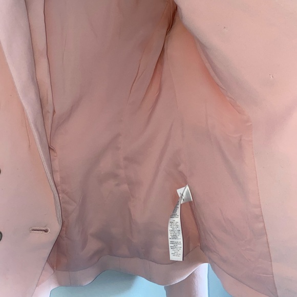 WHBM Light Pink Double Breasted Blazer - Picture 11 of 12